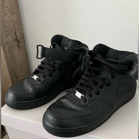 Nike Other - Nike Air Force 1 Mid '07. Black/Black men’s size 10 with original box.